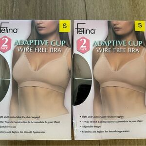 2 packs of Felina Wire-Free Bra with Adaptive Cup (4 bras)